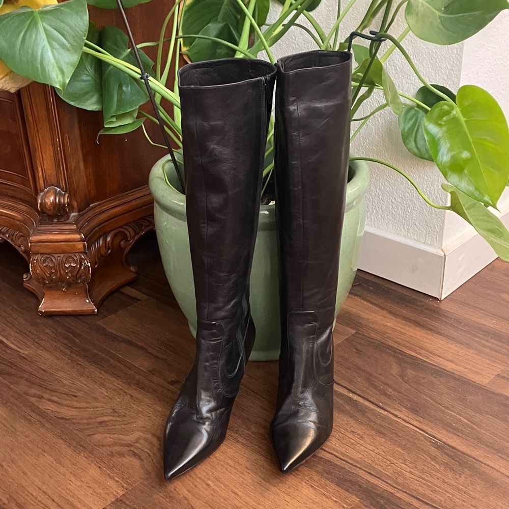 Sleek Black Over the Knee Women's Boots